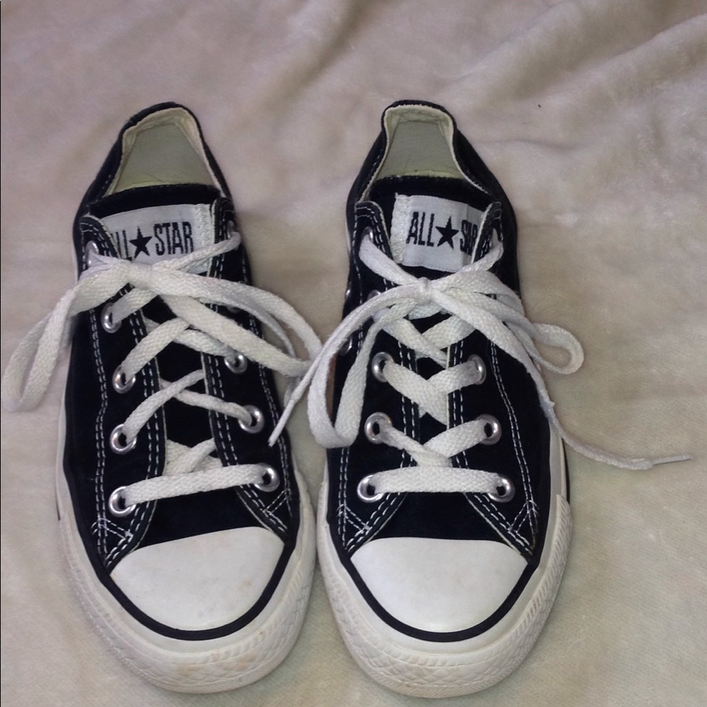 Black Low Top Converse